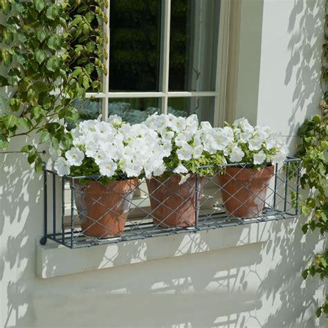 window box metal cage|metal wrought iron window boxes.